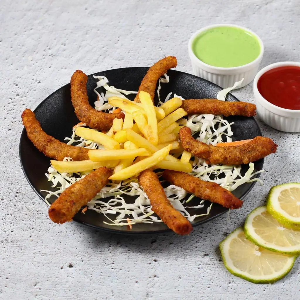 Fish Fingers with Chips